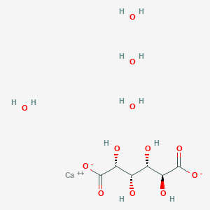 molecular formula C6H16CaO12 B046906 Calcium D-saccharate tetrahydrate CAS No. 5793-89-5