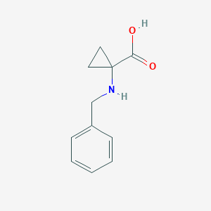 molecular formula C11H13NO2 B046922 1-(benzylamino)cyclopropane-1-carboxylic Acid CAS No. 119111-62-5