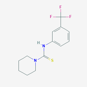 molecular formula C13H15F3N2S B4692998 N-[3-(trifluoromethyl)phenyl]piperidine-1-carbothioamide 