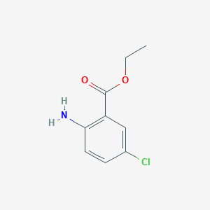 molecular formula C9H10ClNO2 B046933 Ethyl 2-amino-5-chlorobenzoate CAS No. 63243-75-4
