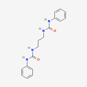 molecular formula C17H20N4O2 B4693334 1,1'-Trimethylenebis(3-phenylurea) CAS No. 5257-91-0