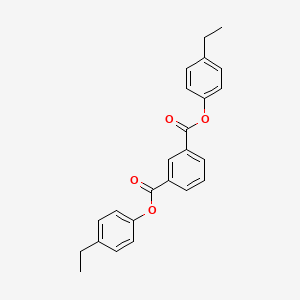 molecular formula C24H22O4 B4694140 Bis(4-ethylphenyl) benzene-1,3-dicarboxylate 