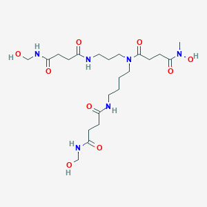 molecular formula C22H40N6O9 B046942 Spermexatin CAS No. 117680-04-3
