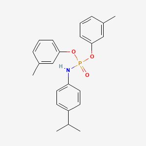 molecular formula C23H26NO3P B4694540 N-bis(3-methylphenoxy)phosphoryl-4-propan-2-ylaniline 