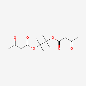 molecular formula C14H22O6 B4694571 Pinacol diacetoacetate 