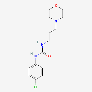 molecular formula C14H20ClN3O2 B4694670 Urea, 1-(p-chlorophenyl)-3-(3-morpholinopropyl)- CAS No. 73953-71-6