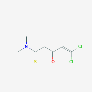 molecular formula C7H9Cl2NOS B046954 5,5-Dichloro-N,N-dimethyl-3-oxopent-4-enethioamide CAS No. 119671-29-3