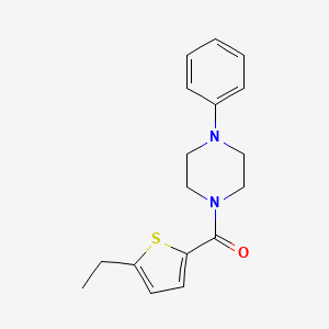 1-[(5-ethyl-2-thienyl)carbonyl]-4-phenylpiperazine