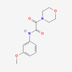molecular formula C13H16N2O4 B4695552 N-(3-Methoxy-phenyl)-2-morpholin-4-yl-2-oxo-acetamide 