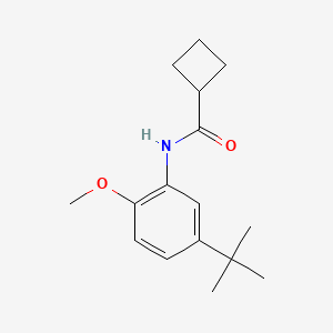 N-(5-tert-butyl-2-methoxyphenyl)cyclobutanecarboxamide