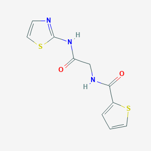 N-[2-oxo-2-(1,3-thiazol-2-ylamino)ethyl]-2-thiophenecarboxamide