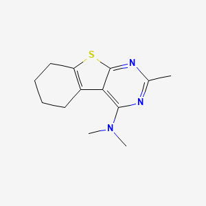 N,N,2-trimethyl-5,6,7,8-tetrahydro[1]benzothieno[2,3-d]pyrimidin-4-amine
