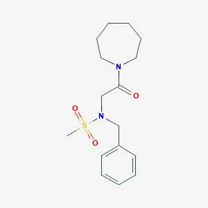 N-(2-Azepan-1-yl-2-oxo-ethyl)-N-benzyl-methanesulfonamide