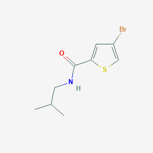 molecular formula C9H12BrNOS B4695903 4-Bromo-N-isobutylthiophene-2-carboxamide 
