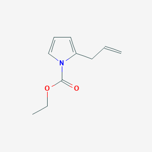 molecular formula C10H13NO2 B046962 Ethyl 2-allyl-1H-pyrrole-1-carboxylate CAS No. 112032-17-4