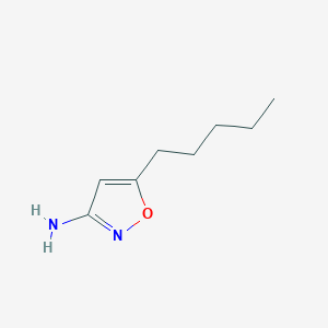 molecular formula C8H14N2O B046967 5-Pentylisoxazol-3-amine CAS No. 119409-65-3