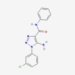 molecular formula C15H12ClN5O B4697086 MFCD09876722 