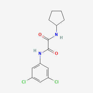 molecular formula C13H14Cl2N2O2 B4697244 N-cyclopentyl-N'-(3,5-dichlorophenyl)oxamide 