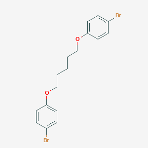 B046976 1-Bromo-4-[5-(4-bromophenoxy)pentoxy]benzene CAS No. 117499-24-8