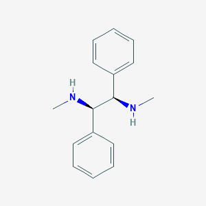 molecular formula C16H20N2 B046977 (1R,2R)-N,N'-dimethyl-1,2-diphenylethane-1,2-diamine CAS No. 118628-68-5