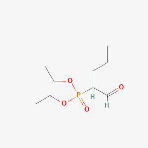molecular formula C9H19O4P B046978 2-Diethoxyphosphorylpentanal CAS No. 112292-30-5