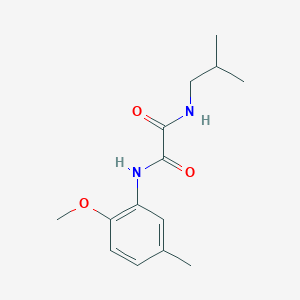 molecular formula C14H20N2O3 B4698264 N'-(2-methoxy-5-methylphenyl)-N-(2-methylpropyl)oxamide 