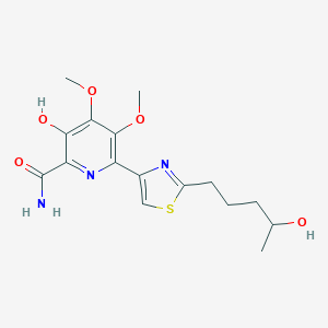 molecular formula C16H21N3O5S B046985 Karnamicin B2 CAS No. 122535-52-8