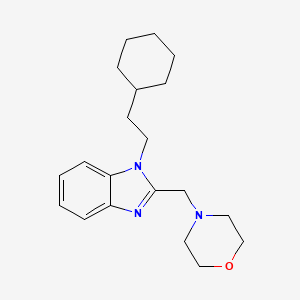 molecular formula C20H29N3O B4698560 1-(2-cyclohexylethyl)-2-(morpholin-4-ylmethyl)-1H-benzimidazole 