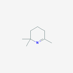 molecular formula C8H15N B046997 2,2,6-Trimethyl-2,3,4,5-tetrahydropyridine CAS No. 112269-97-3