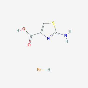 molecular formula C4H5BrN2O2S B047002 2-Aminothiazole-4-carboxylic acid hydrobromide CAS No. 112539-08-9