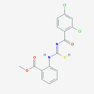 Methyl 2-({[(2,4-dichlorobenzoyl)amino]carbothioyl}amino)benzoate