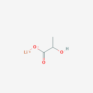 molecular formula C3H5LiO3 B047018 Lithium lactate CAS No. 867-55-0