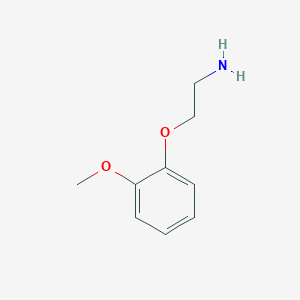 molecular formula C9H13NO2 B047019 2-(2-Methoxyphenoxy)ethylamine CAS No. 1836-62-0