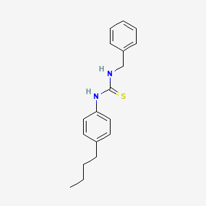 molecular formula C18H22N2S B4702007 1-Benzyl-3-(4-butylphenyl)thiourea 