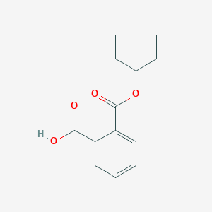 molecular formula C13H16O4 B047022 2-Pentan-3-yloxycarbonylbenzoic acid CAS No. 106477-98-9