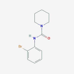 molecular formula C12H15BrN2O B4702283 N-(2-bromophenyl)piperidine-1-carboxamide 