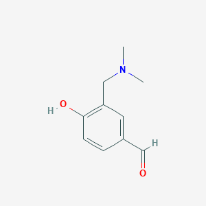 molecular formula C10H13NO2 B047023 3-[(Dimethylamino)methyl]-4-hydroxybenzaldehyde CAS No. 116546-04-4
