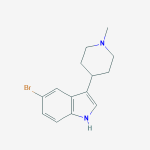 molecular formula C14H17BrN2 B047024 5-溴-3-(1-甲基哌啶-4-基)-1H-吲哚 CAS No. 121206-76-6