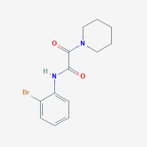 molecular formula C13H15BrN2O2 B4702515 N-(2-bromophenyl)-2-oxo-2-piperidin-1-ylacetamide 