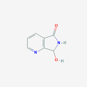 molecular formula C7H6N2O2 B047026 7-Hydroxy-6,7-dihydro-5H-pyrrolo[3,4-b]pyridin-5-one CAS No. 115012-09-4