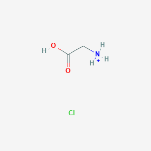 molecular formula C2H6ClNO2 B047027 Glycine hydrochloride CAS No. 6000-43-7