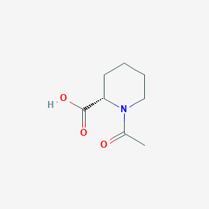 molecular formula C8H13NO3 B047034 (2S)-1-acetylpiperidine-2-carboxylic acid 