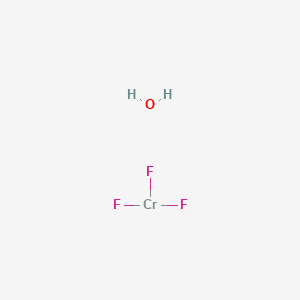 molecular formula CrF3H8O4 B047041 Chromium(III) fluoride hydrate CAS No. 123333-98-2