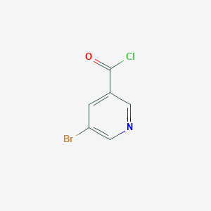molecular formula C6H3BrClNO B047046 5-溴烟酰氯 CAS No. 39620-02-5