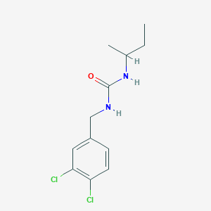 molecular formula C12H16Cl2N2O B4705414 1-Butan-2-yl-3-(3,4-dichlorobenzyl)urea 