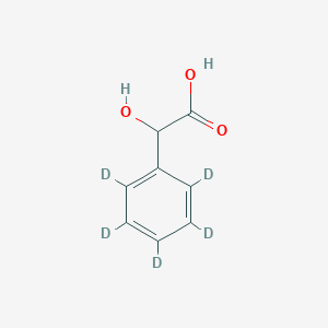 molecular formula C8H8O3 B047063 2-羟基-2-(2,3,4,5,6-五氘苯基)乙酸 CAS No. 70838-71-0