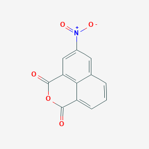 molecular formula C12H5NO5 B047068 3-Nitro-1,8-naphthalic anhydride CAS No. 3027-38-1