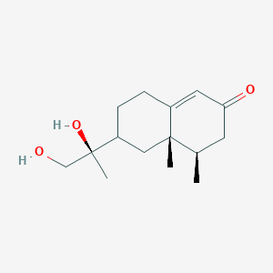 molecular formula C15H24O3 B047069 Urodiolenone CAS No. 114394-01-3