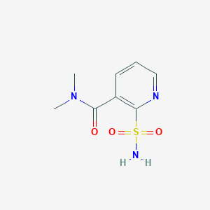 molecular formula C8H11N3O3S B047070 N,N-Dimethyl-2-sulfamoylnicotinamide CAS No. 112006-75-4