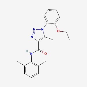 molecular formula C20H22N4O2 B4707102 N-(2,6-dimethylphenyl)-1-(2-ethoxyphenyl)-5-methyl-1H-1,2,3-triazole-4-carboxamide 